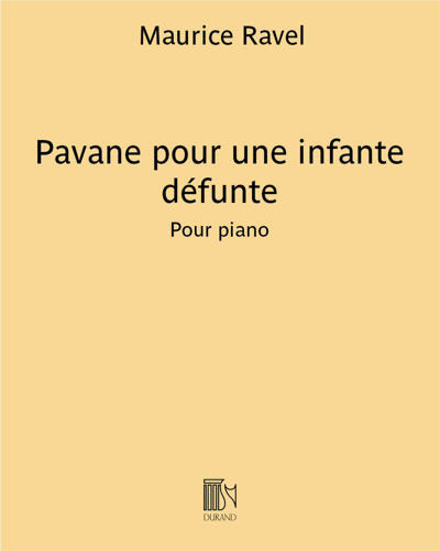 Pavane pour une infante défunte — 拉威尔