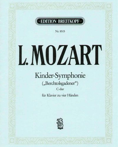 Kinder-Symphonie in C major — 利奥波德·莫扎特