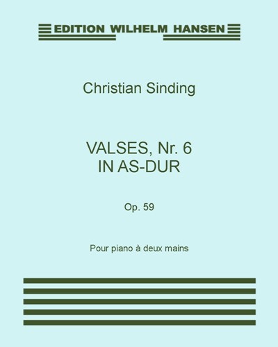 Valses, op. 59: No. 6 in A-flat major — 克里斯蒂安·辛丁