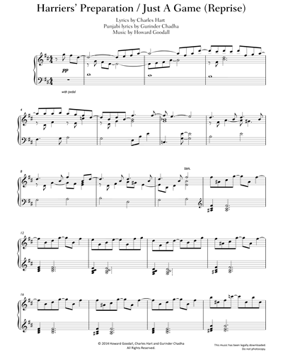 Harriers Preparation & Just a Game (Reprise) (from 'Bend It Like Beckham') — Howard Goodall