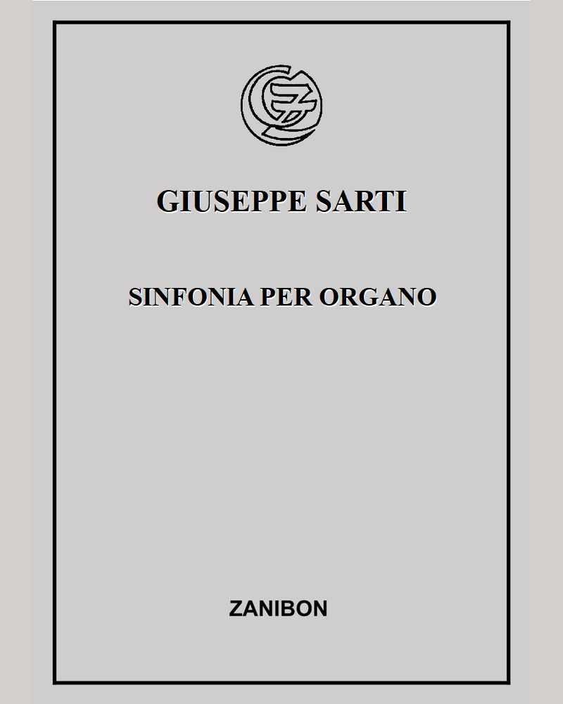 Sinfonia per organo — Giuseppe Sarti