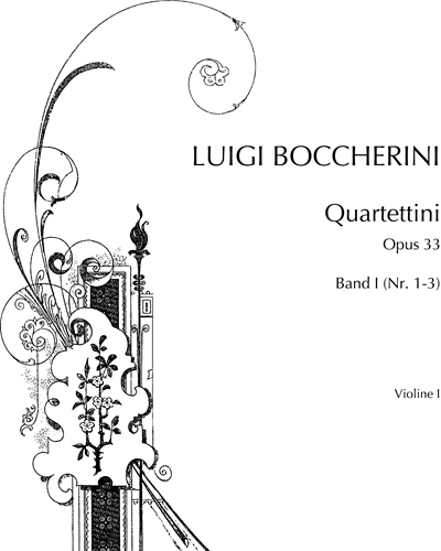 Quartettini, op. 33: No. 1-3 — Luigi Boccherini