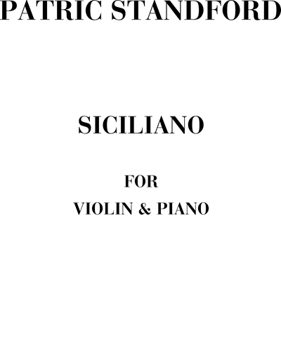 Siciliano — Patric Standford