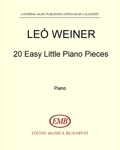 20 Easy Little Piano Pieces — Leó Weiner