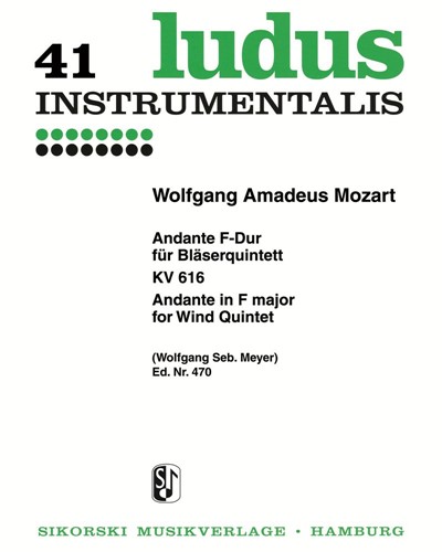 Andante in F major, K. 616 — 莫扎特