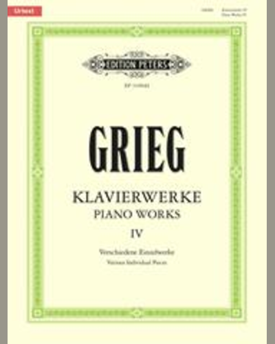 Piano Works Vol.4 — Edvard Grieg