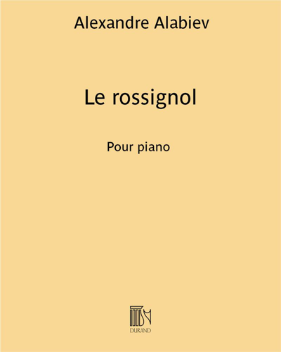 Le rossignol — Alexandre Alabiev