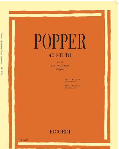 40 studi per violoncello Op. 73 — David Popper
