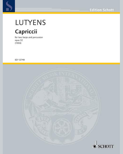 Capriccii, op. 32 — Elisabeth Lutyens