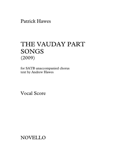 The Vauday Part Songs — Patrick Hawes