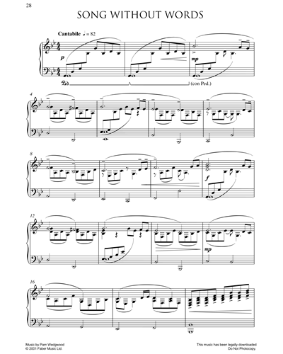 Song Without Words — Pam Wedgwood