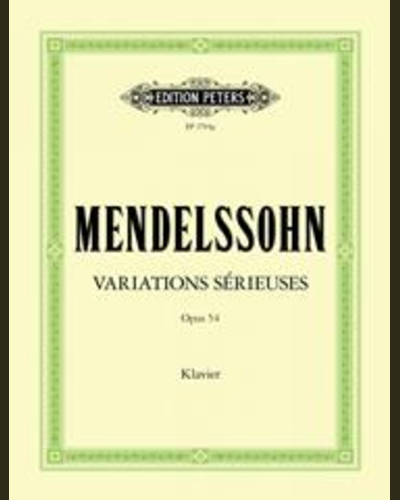 Variations Sérieuses in D minor Op.54 — Bo Li