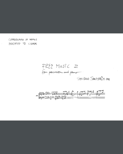 Free Music II — 斯文-达维德·桑德斯特伦