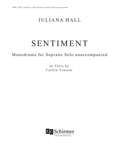 Sentiment — Juliana Hall