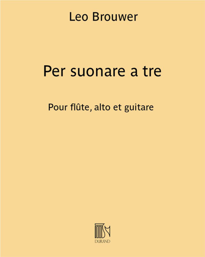 Per suonare a tre (Pour jouer à trois) — 莱奥·布劳威尔