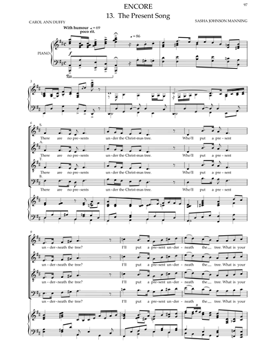 The Present Song (from Manchester Carols) — Sasha Johnson Manning