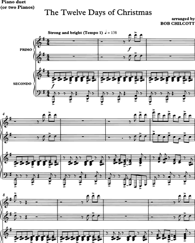 The Twelve Days of Christmas — Bob Chilcott