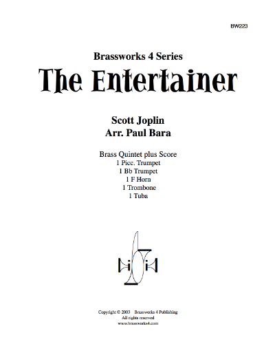 The Entertainer — Scott Joplin