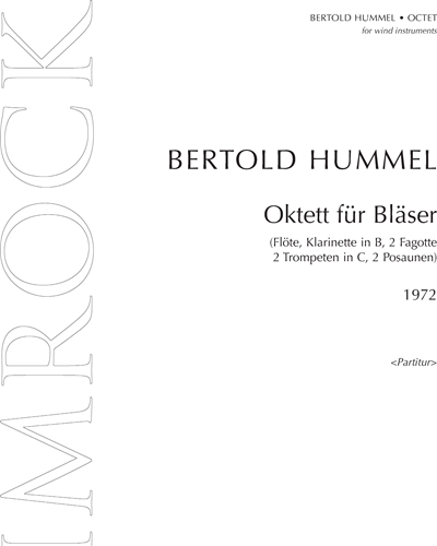 Wind Octet, op. 47 — Bertold Hummel
