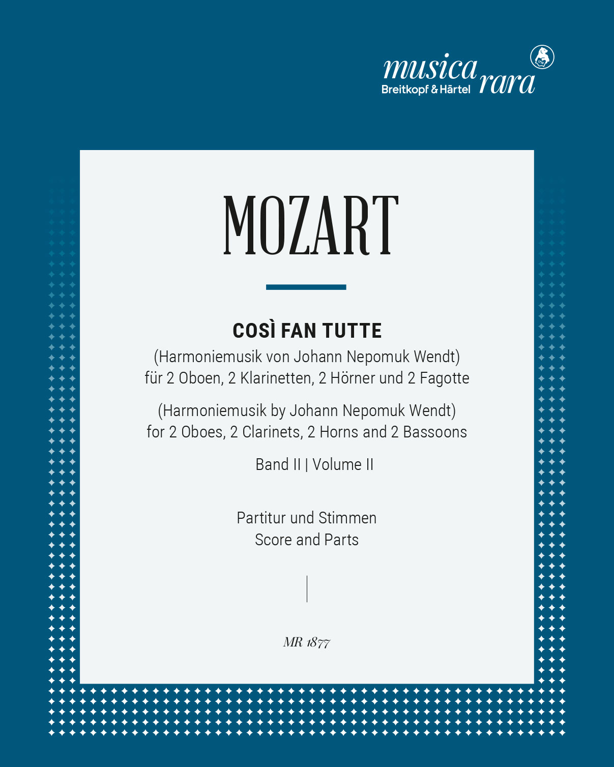 Così fan tutte K. 588, Vol. 2 — 莫扎特