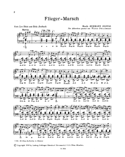 Fliegermarsch — Hermann Dostal