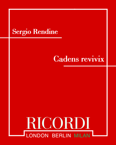 Cadens revivix — Sergio Rendine