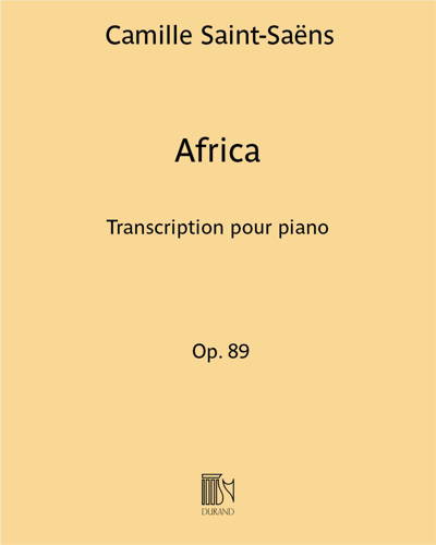 Africa' Fantaisie in G minor — Camille Saint-Saëns