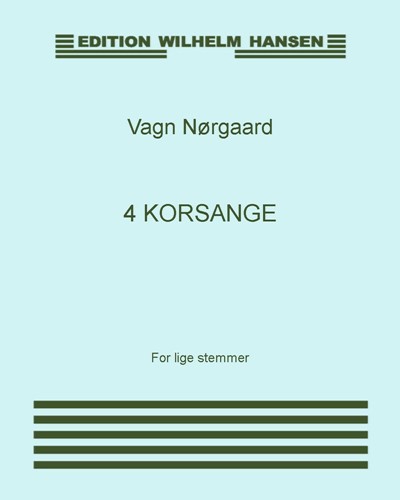 Four Choruses — Vagn Nørgaard