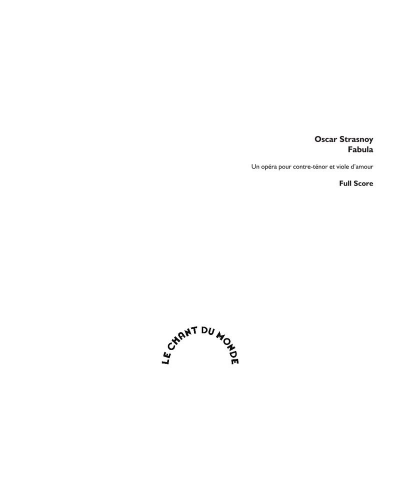 Fabula — Oscar Strasnoy