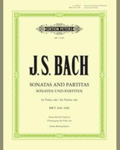 Sonatas and Partitas for Violin Solo BWV 1001-1006 (Transcribed for Viola) — 巴赫
