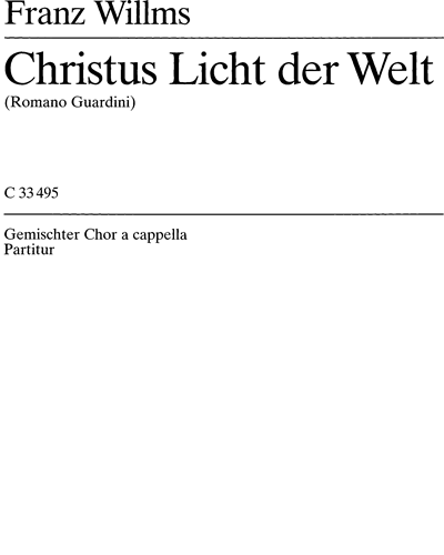 Christus Licht der Welt — Franz Willms