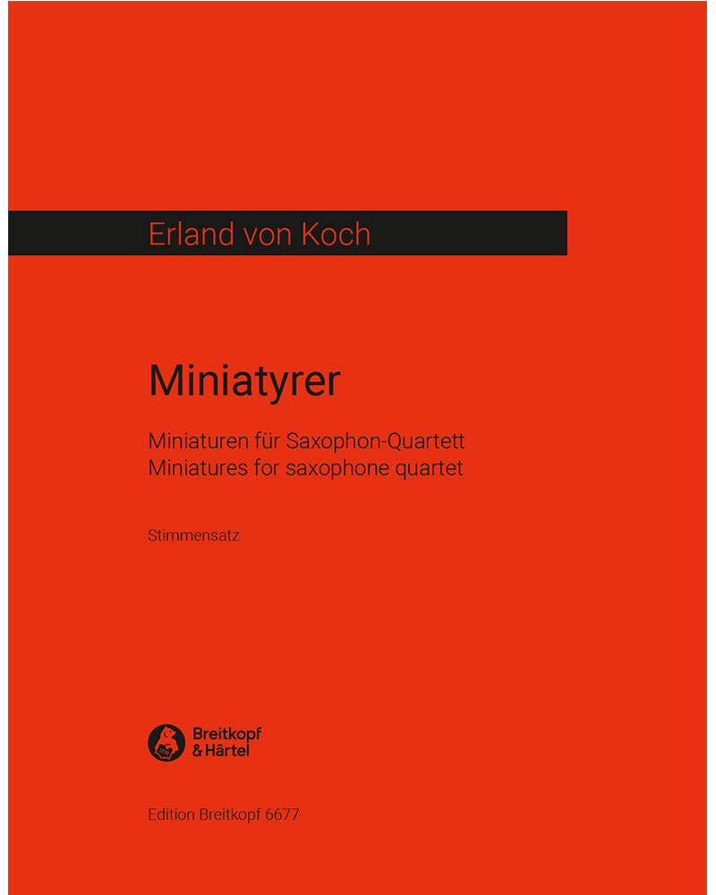 Miniatyrer — Erland von Koch