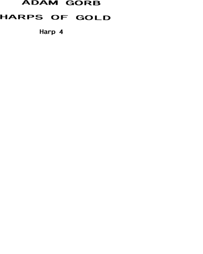 Harps of gold — Adam Gorb