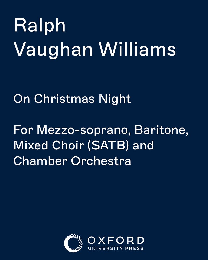 On Christmas Night — Ralph Vaughan Williams