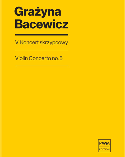 Violin Concerto No. 5 — 巴切维奇