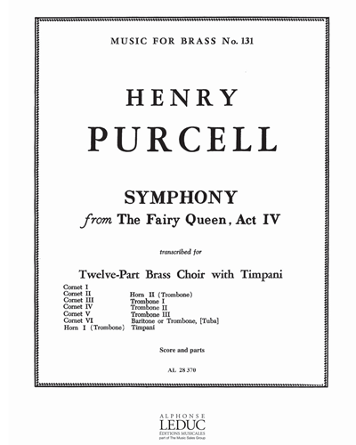 Symphony (from 'The Fairy Queen', Act IV) — Henry Purcell