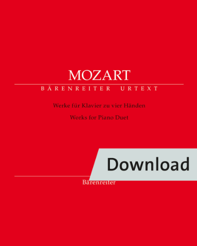 Works for Piano Duet — 莫扎特