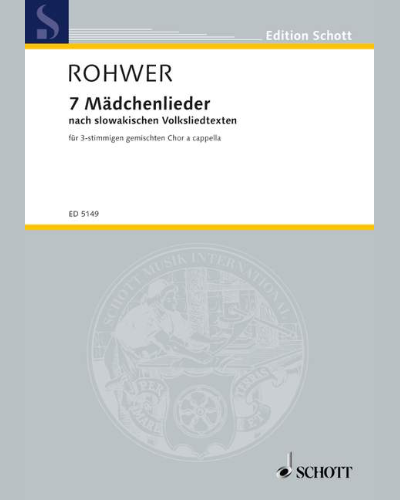 Sieben Mädchenlieder — Jens Rohwer