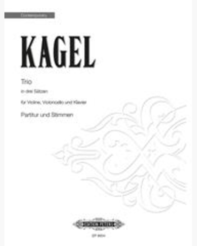 Trio (in drei Sätzen) — 卡赫尔