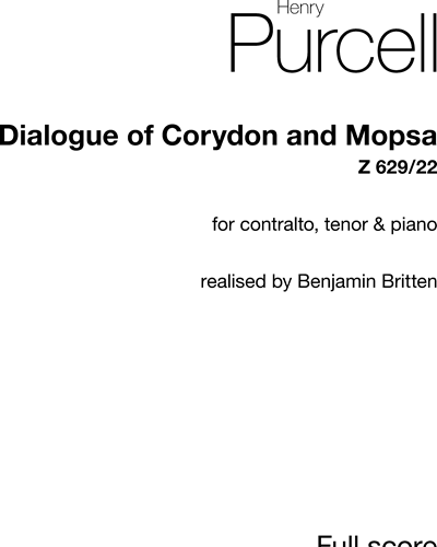 Dialogue of Corydon and Mopsa, Z. 629/22 — 普赛尔