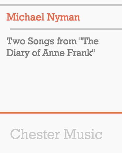 Two Songs from "The Diary of Anne Frank" — 尼曼