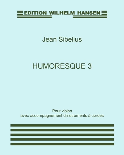Humoresque No. 3, op. 89a — 西贝柳斯