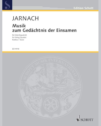 Musik zum Gedächtnis der Einsamen — Philipp Jarnach