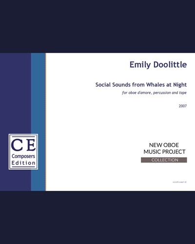 Social Sounds from Whales at Night — Emily Doolittle