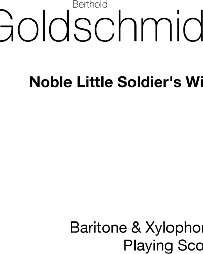 Noble Little Soldier's Wife — Berthold Goldschmidt
