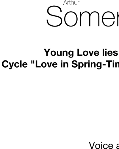 Young Love Lies Sleeping — Arthur Somervell