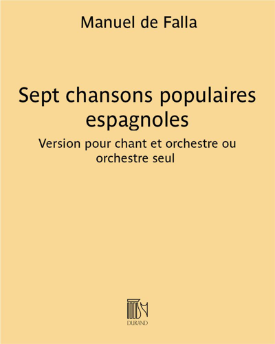 Seven Spanish Folksongs — 法雅