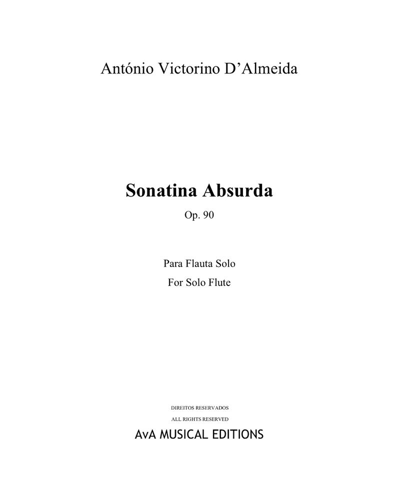 Sonatina Absurda, op. 90 — António Victorino d'Almeida