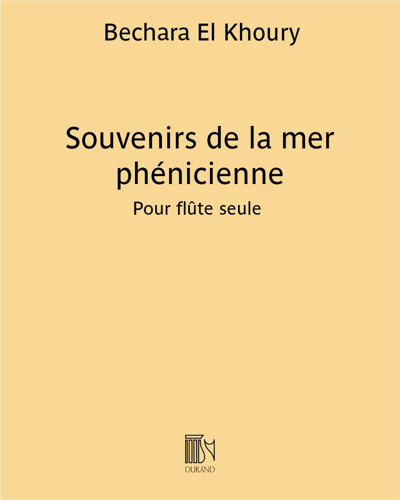 Souvenirs de la mer phénicienne — Bechara El Khoury