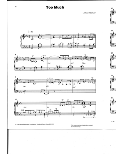Too Much — Brian Priestley